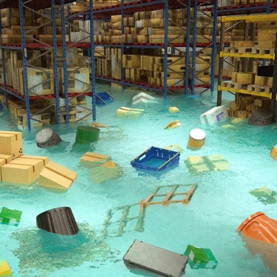 Commercial Warehouse Flood Damage